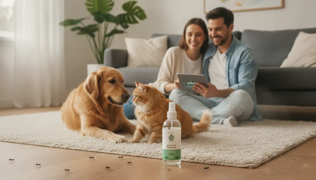 Best Pet-Friendly Ant Sprays for Dogs and Cats: Safe, Plant-Based Solutions visual summary