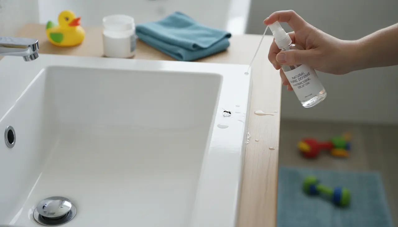 What to Do If You See One Lone Ant in Your Bathroom: The Scout Ant Guide visual summary